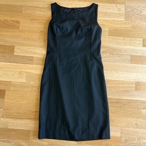 Semantiks Black Pinstripe Pencil Dress - Size 4 *New Condition*